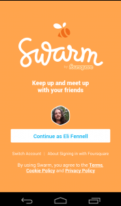 Logging Into Swarm Requires Only One Tap