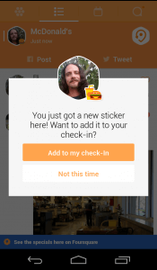 Winning New Swarm Stickers Replaces FourSquare Badges