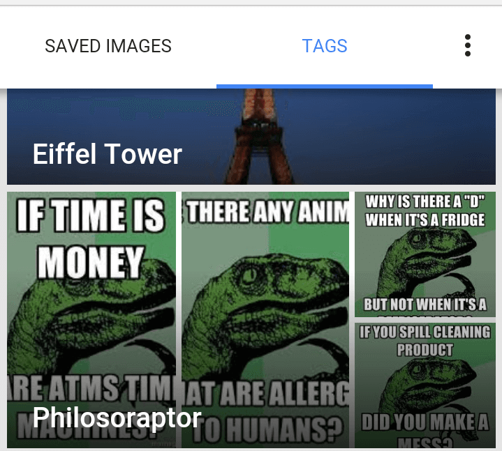 Google Saved Images